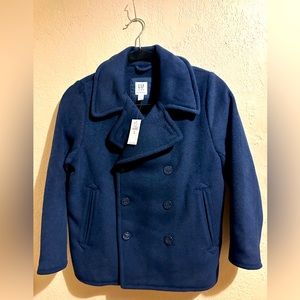 Navy Boys Navy Peacoat Size Medium